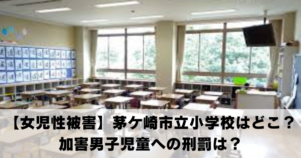 【女児性被害事件】茅ケ崎の市立小学校はどこ？加害男子児童への刑罰は？