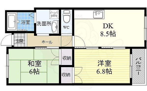 ラ･フォーレ長吉 間取り